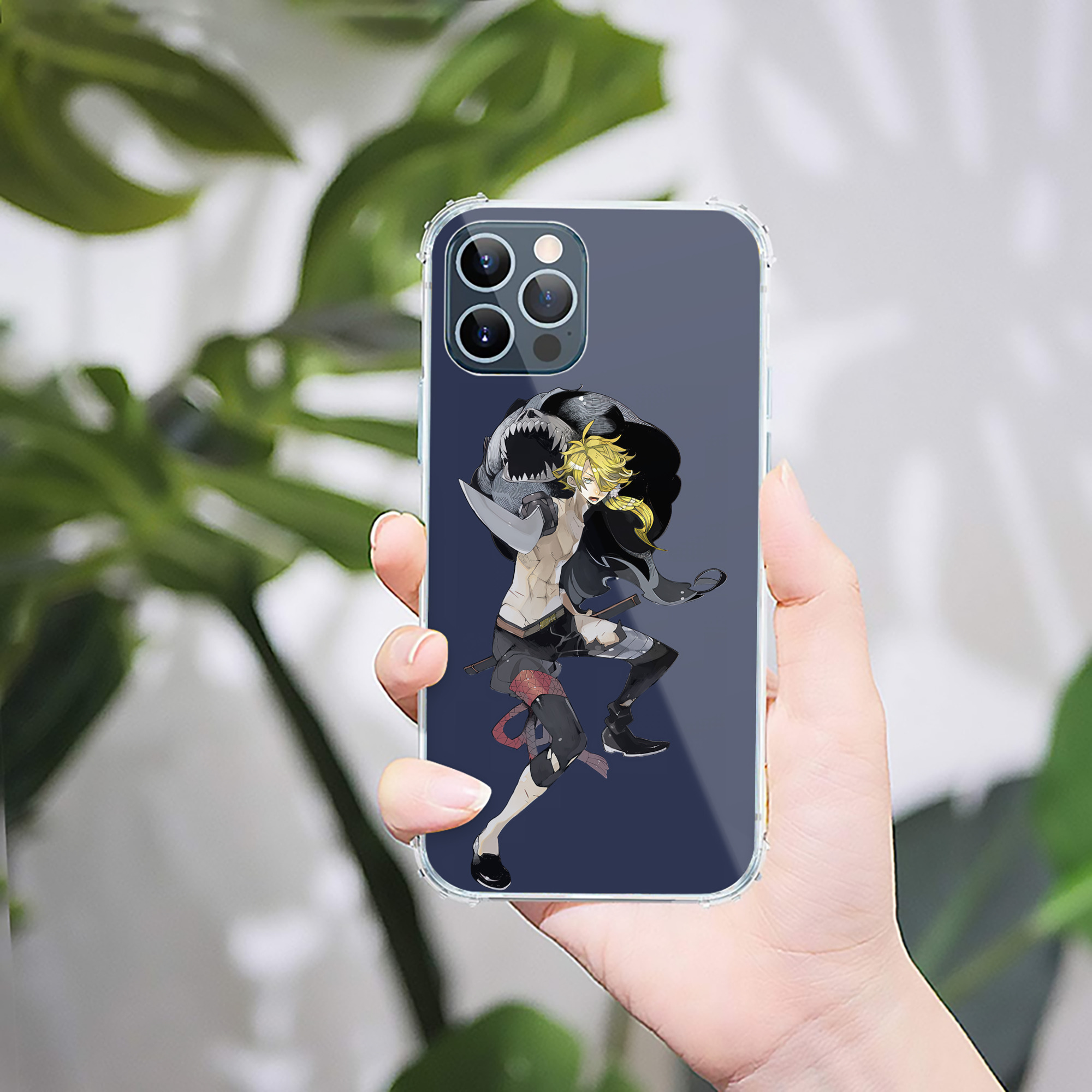 （画像用） 刀剣乱舞 Touken Ranbu 【iPhone 12シリーズ対応】透明スマホケース（クリアソフトケース）